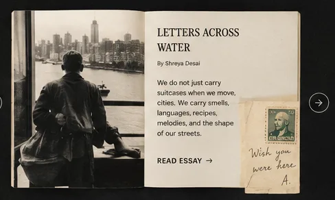Issue 01 — open zine spread